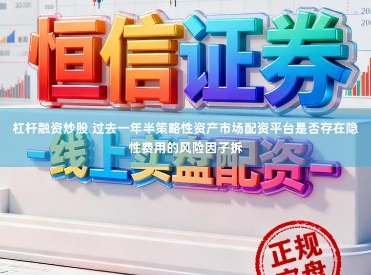 杠杆融资炒股 过去一年半策略性资产市场配资平台是否存在隐性费用的风险因子拆